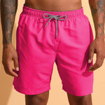 Contrast Waistband Swim Shorts