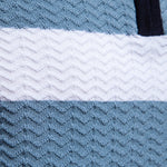 Contrast Textured Jacquard Knit Zip Up Polo Shirt
