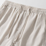 Linen Cuban Shirt With Pockets & Linen Drawstring Shorts