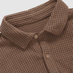 Men's Solid Corduroy Textured Long Sleeve T-Shirt