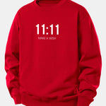11:11 Print Relax Fit Sweatshirt