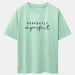 Perfectly Imperfect Print Drop Shoulder Oversize T-Shirt