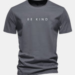 Regular Fit Be Kind Print Cotton T-Shirt