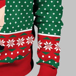 Men's Santa Claus Print Christmas Crew Neck T-shirt