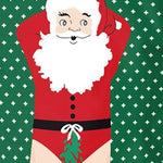 Men's Santa Claus Print Christmas Crew Neck T-shirt