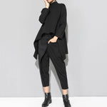 Irregular Loose Swallowtail Long-Sleeve T-Shirt