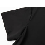 Casual Round Neck Irregular Stitching Pleated T-shirt