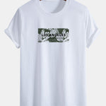 Regular Fit Vacation Los Angeles Print Cotton T-Shirt & Drawstring Swim Shorts