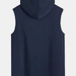 Athletic Mesh Kangaroo Pocket Hooded Tank