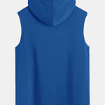 Athletic Mesh Kangaroo Pocket Hooded Tank