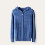 MARCIVO Skylar - Cozy Knit Hoodie Sweater for Men