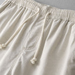 Muscle Fit Diamond Texture Cuban Shirt & Straight Leg Linen Pants