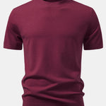 Solid Knitted Sweater T-Shirt