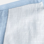 Linen Look Contrast Button Up Shirt