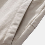 Elastic Waist Straight Leg Trousers