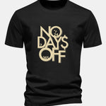 Regular Fit Slogan Print Cotton T-Shirt