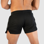 Men's breathable mesh quick-drying fitness shorts