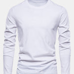 Basic Long Sleeve Cotton T-Shirt
