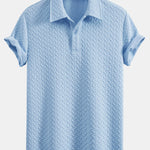 Geometric Jacquard Polo & Geometric Jacquard Shorts