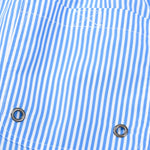 Vertical Striped Drawstring Swim Shorts