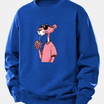 Pink Panther Print Relax Fit Sweatshirt