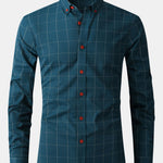 Long Sleeve Plaid Button Up Shirt