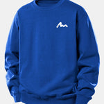 Letter Print Relax Fit Sweatshirt