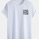 Regular Fit Cool Dads Club Print Cotton T-Shirt