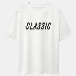 Classic Print Drop Shoulder Oversize T-Shirt