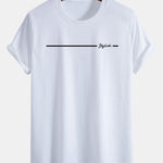 Regular Fit Stylish Stripe Print Cotton T-Shirt