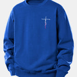 Faith Print Relax Fit Sweatshirt