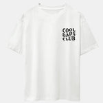 Cool Dads Club Print Drop Shoulder Oversize T-Shirt