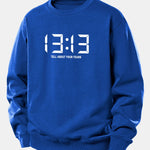 13:13 Print Relax Fit Sweatshirt