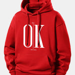 OK Print Relax Fit Hoodie