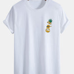 Regular Fit Cool Pineapple Boy Print Cotton T-Shirt