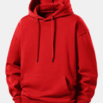 Lotus Carp Print Relax Fit Hoodie