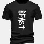 Regular Fit Beast Print Cotton T-Shirt