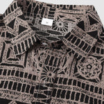 Men's Ethnic Hawaiian Print Casual Short Sleeve Shirt