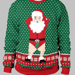 Men's Santa Claus Print Christmas Crew Neck T-shirt