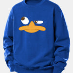 Duck Print Relax Fit Sweatshirt