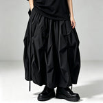 Women's Japanese Loose High-waisted Wide-leg Skirt-Pants