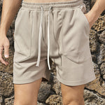 Men's Vintage Knitted Loose Pocket Casual Shorts