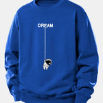 Dream Astronaut Print Relax Fit Sweatshirt