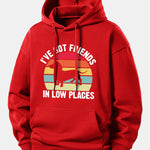Dog Slogan Print Relax Fit Hoodie
