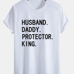 Regular Fit Men Slogan Print Cotton T-Shirt