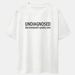 Funny Slogan Print Drop Shoulder Oversize T-Shirt