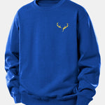 Reindeer Print Relax Fit Sweatshirt