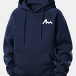 Letter Print Drawstring Hoodie