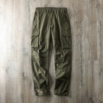 Multi-pocket Straight-leg Casual Trousers