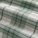 Men's Wool Blend Plaid Casual Slim Fit Short Sleeve Shirt